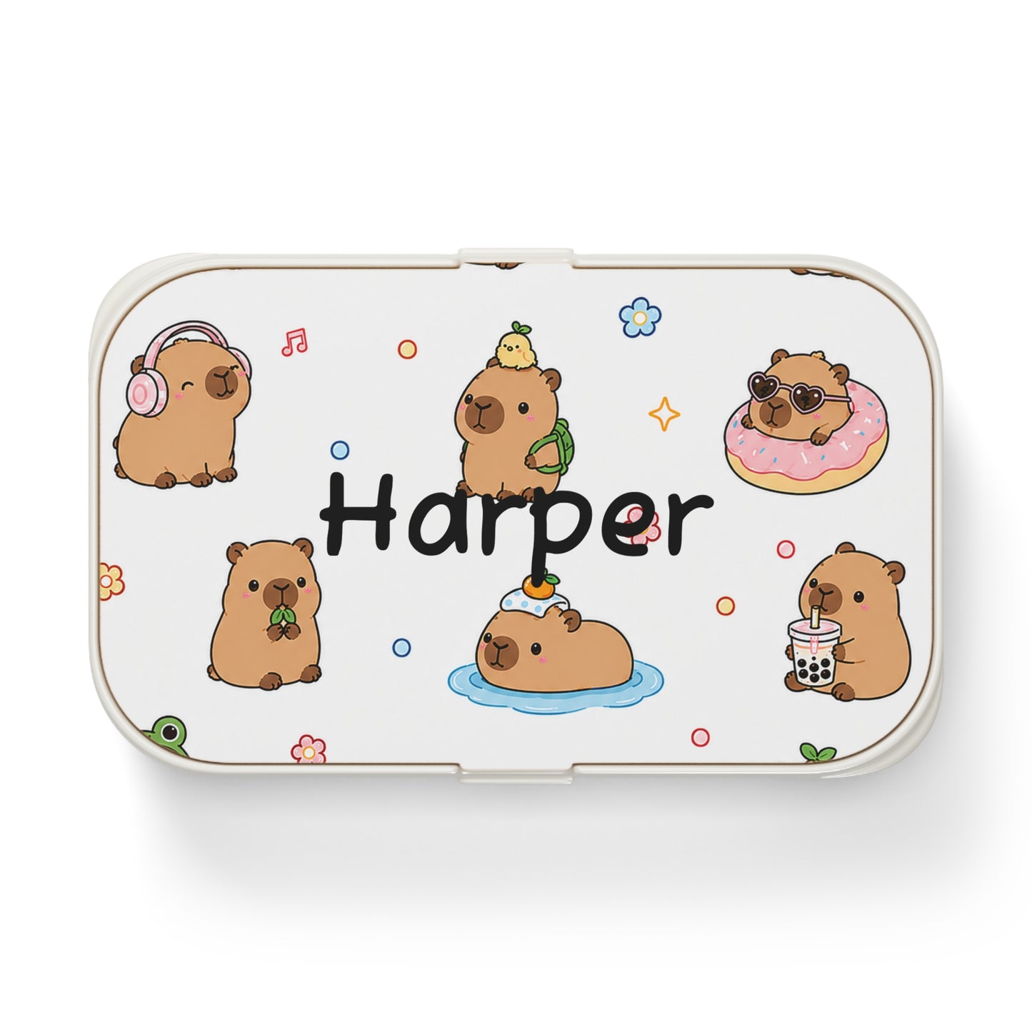 Personalized Capybara Lunch Box