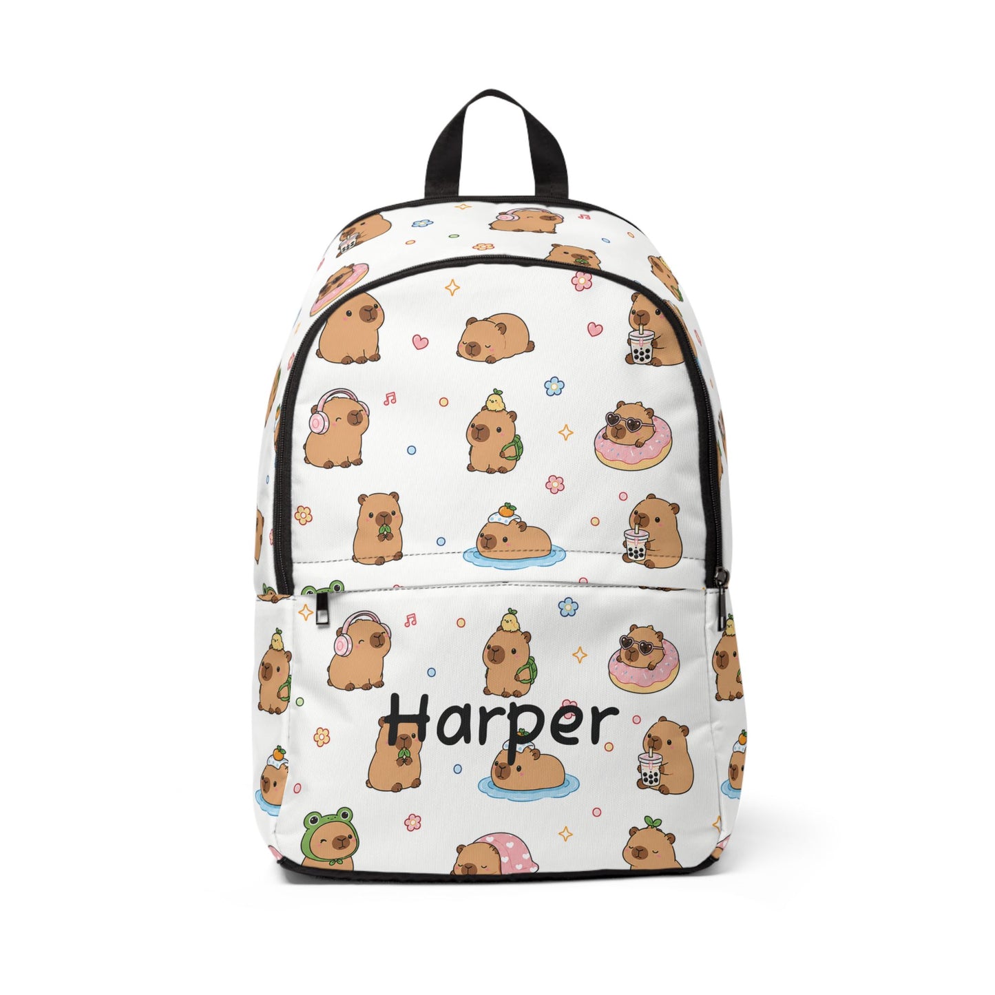 Personalized Capybara Backpack