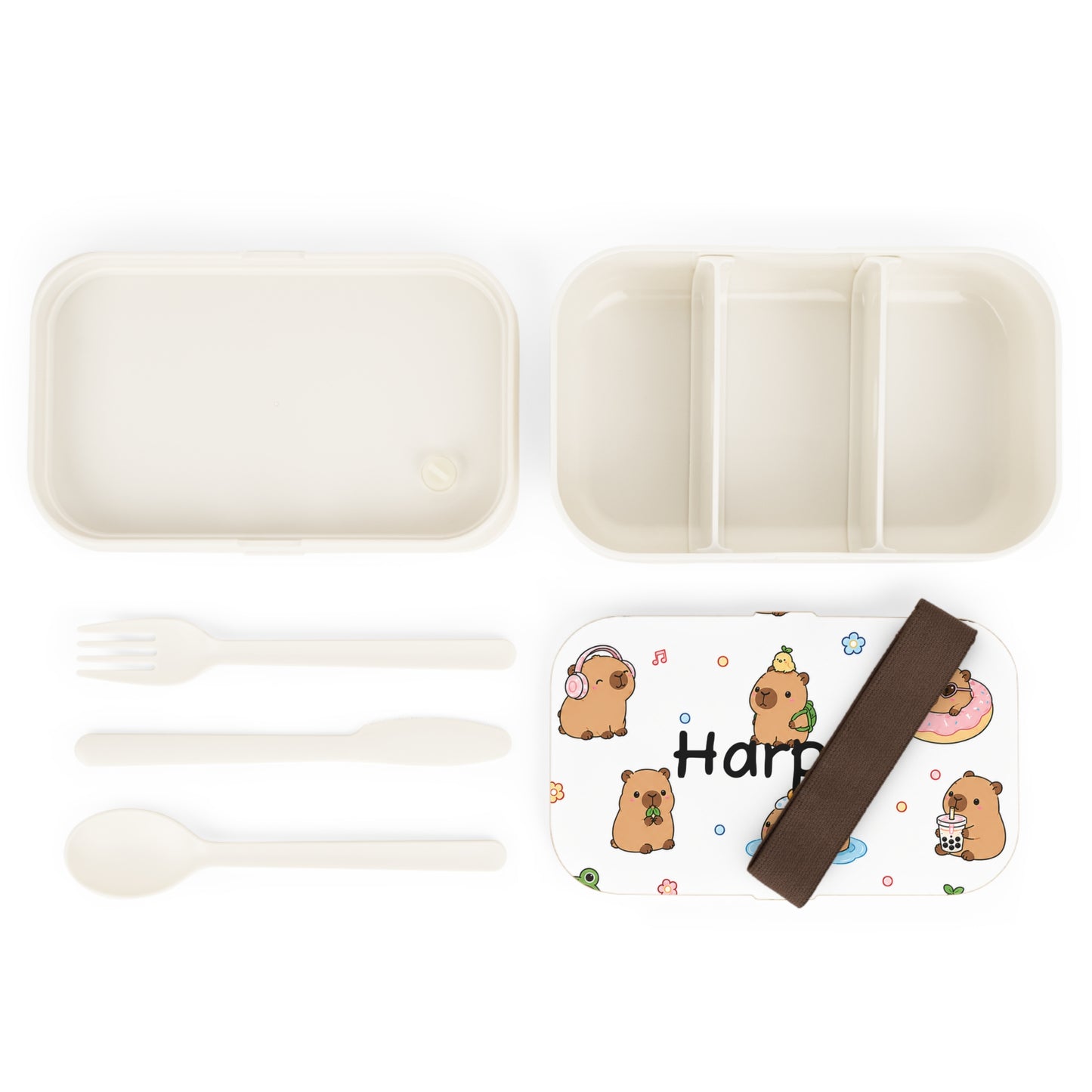 Personalized Capybara Lunch Box