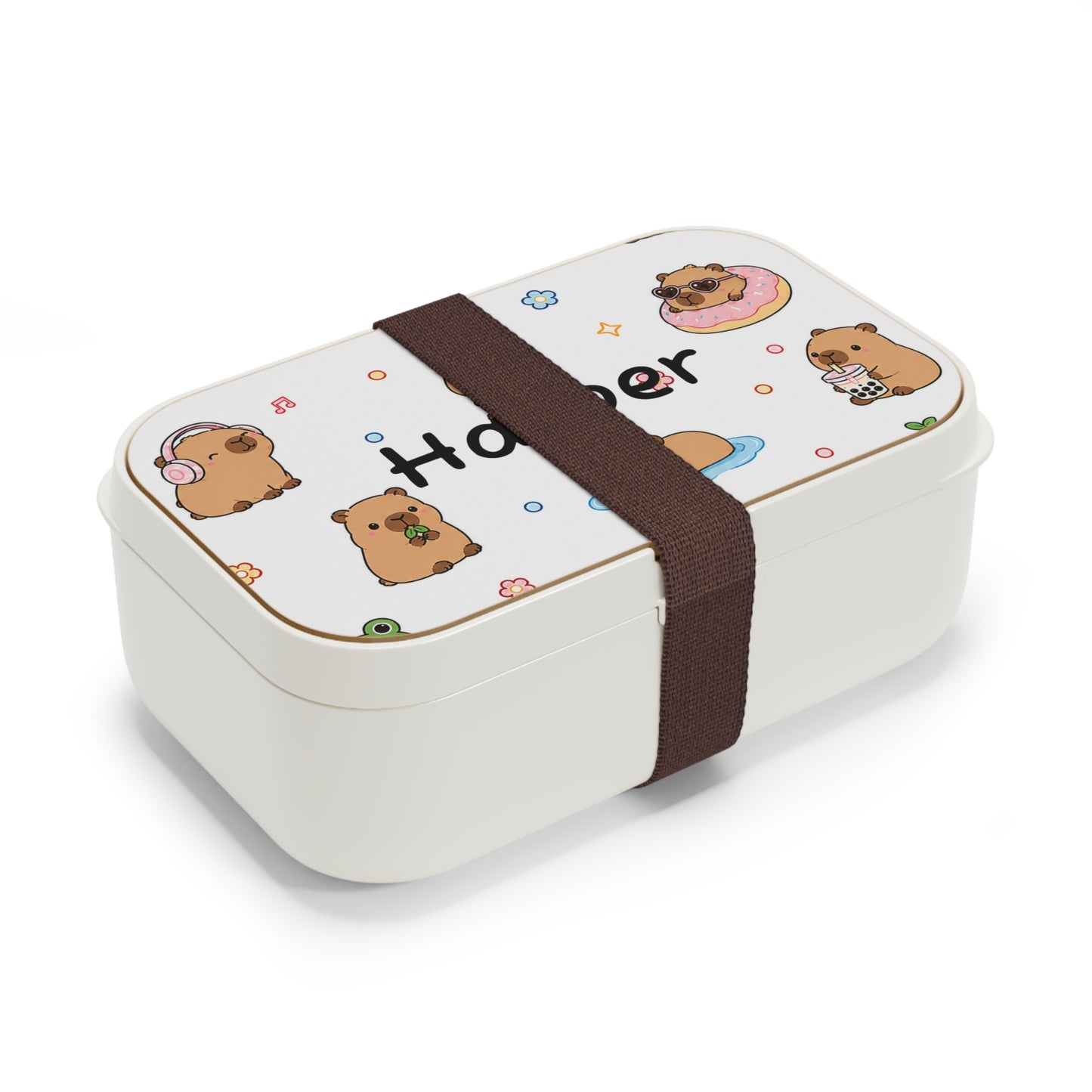 Personalized Capybara Lunch Box